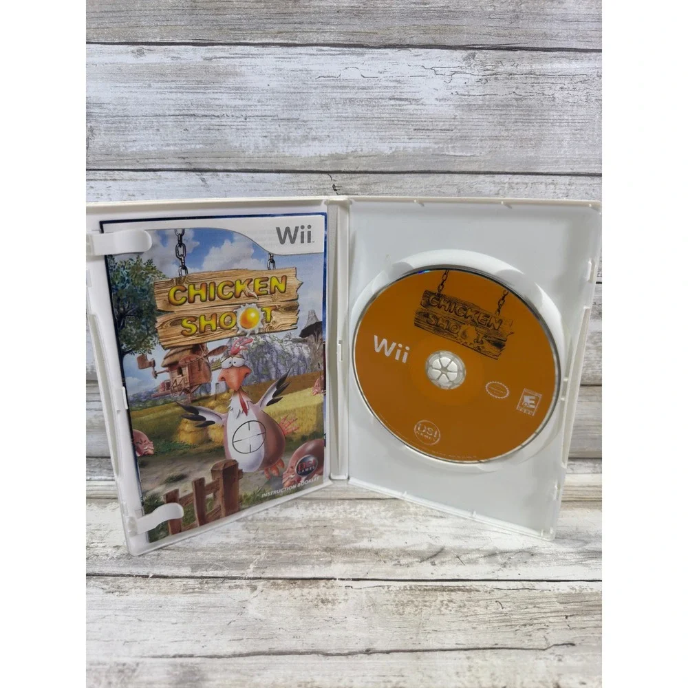 Chicken‎ Shoot (Nintendo Wii, 2007) Complete With Manual